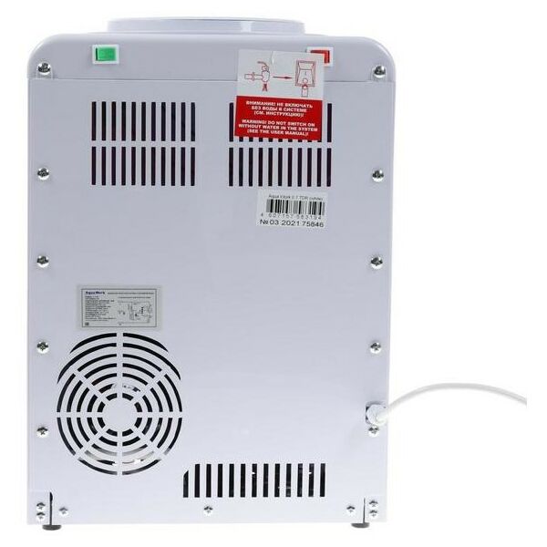 Кулеры для воды: Кулер для воды AquaWork AW 0.7TDR с нагревом/охлаждением, 700 Вт, белый фотографии