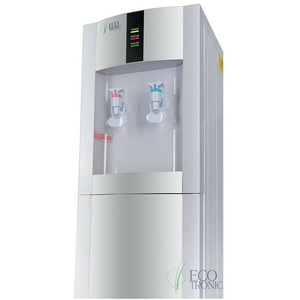 Кулеры для воды: Кулер для воды Ecotronic H1-LE v.2 нагрев и охлаждение, 500/60 Вт, бело-серебристый фотографии
