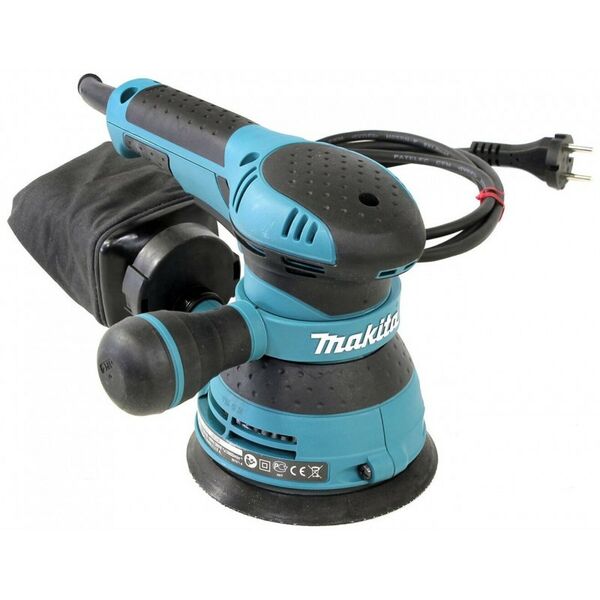 Эксцентриковые шлифмашинки: Эксцентриковая шлифмашина Makita BO5040 300 Вт, 4000-12000 об/мин, D125  мм, пылесборник фотографии