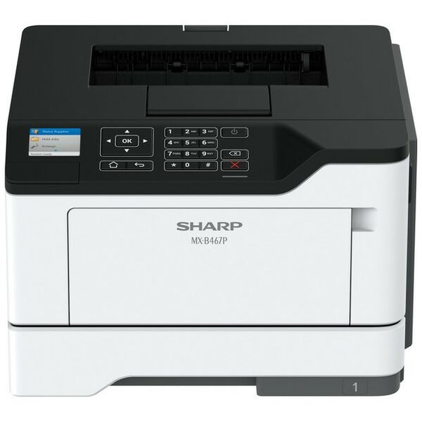 Лазерные принтеры: Принтер Sharp MXB467PEU A4 600х600, сетевой, 40 стр мин, 256 Мб, USB 2.0, Ethernet, стартовый комплект, дуплекс фотографии