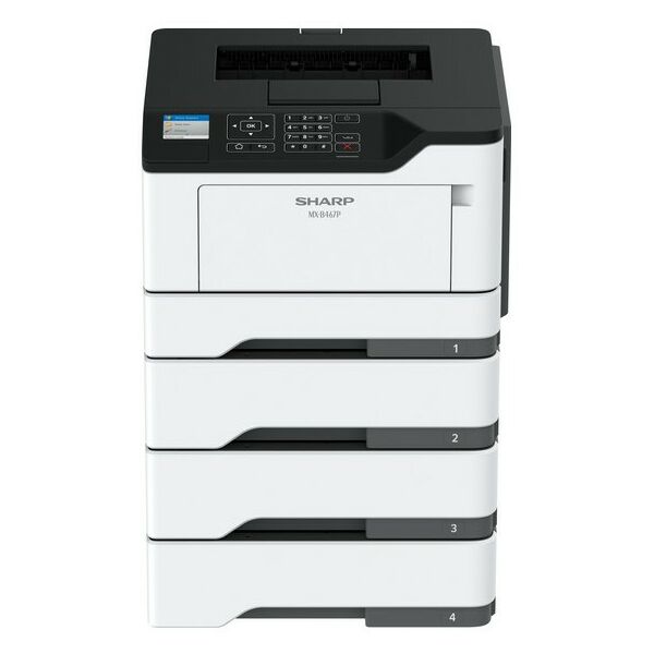 Лазерные принтеры: Принтер Sharp MXB467PEU A4 600х600, сетевой, 40 стр мин, 256 Мб, USB 2.0, Ethernet, стартовый комплект, дуплекс фотографии