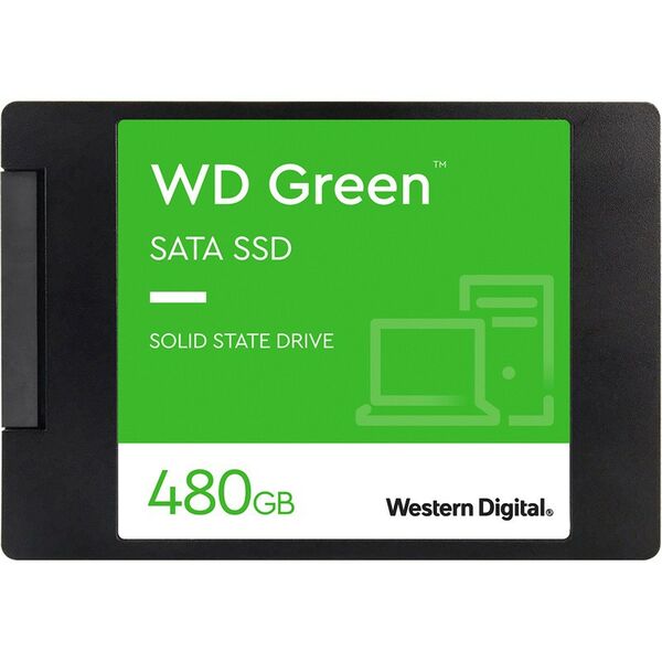 SSD-накопители: Накопитель SSD Western Digital 480 Gb Green SATA 6Gb/s 2.5" [WDS480G3G0A] фотографии