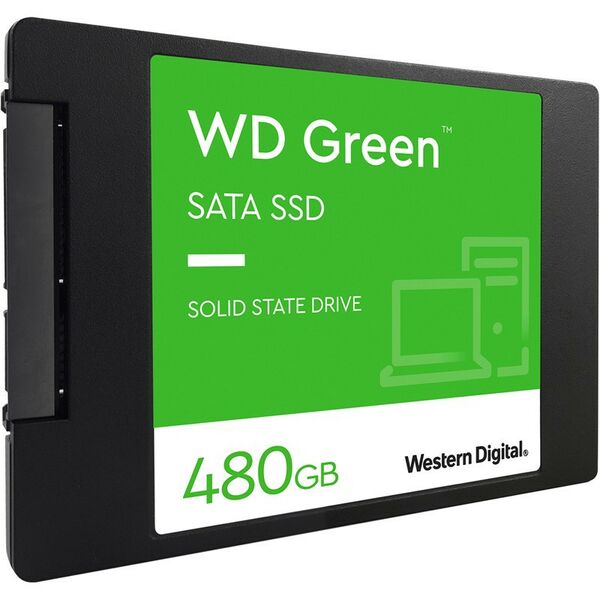 SSD-накопители: Накопитель SSD Western Digital 480 Gb Green SATA 6Gb/s 2.5" [WDS480G3G0A] фотографии