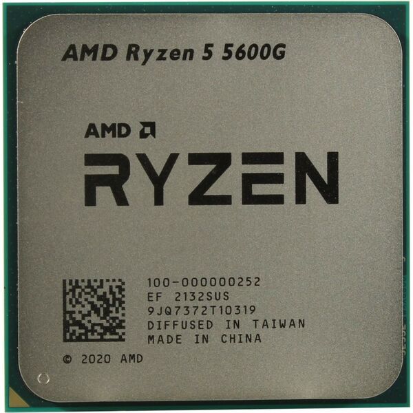 Купить Процессор AMD Ryzen 5 5600G 3.9 GHz/6core/SVGA RADEON/3+16Mb/65W Socket AM4 [100-000000252] в интернет-магазине Irkshop.ru