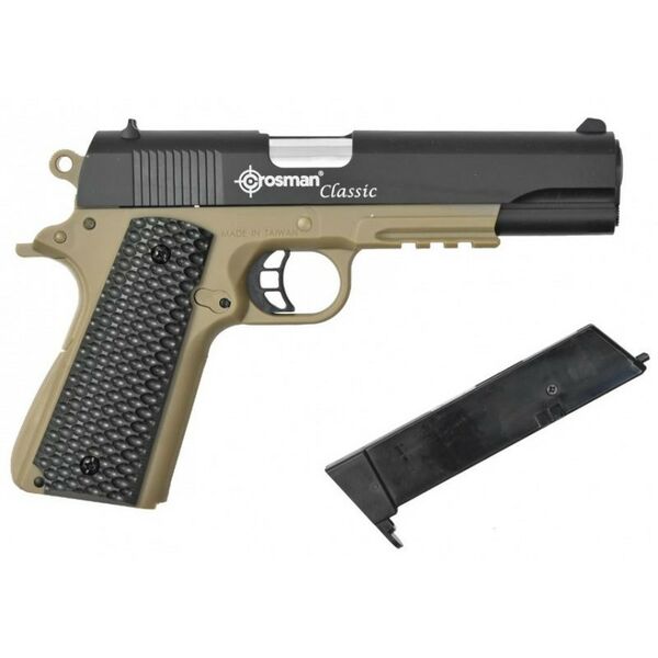 Пневматическое оружие: Пистолет пневматический Crosman S1911 кал.4,5мм, +мишень, + 250 ВВ фотографии