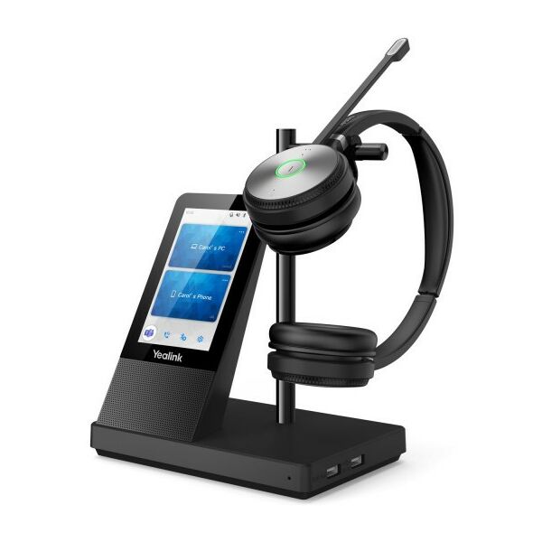 Радиотелефоны DECT: DECT-гарнитура Yealink WH66 Dual UC фотографии