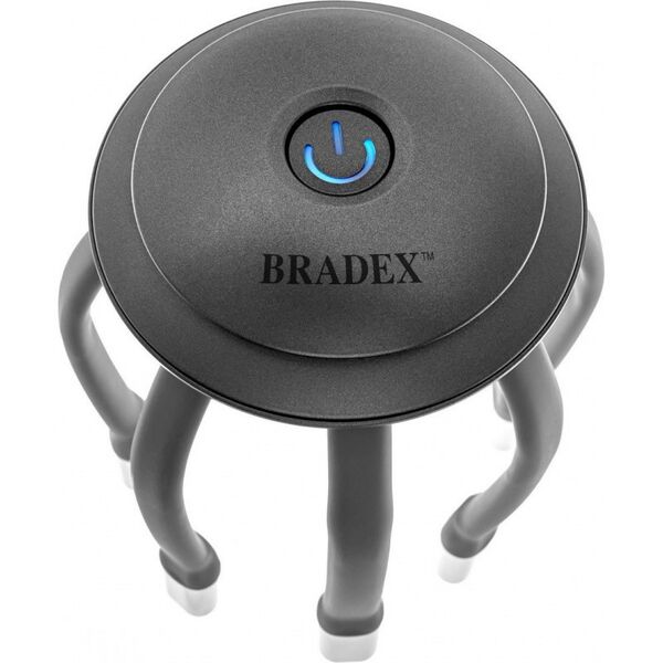 Массажеры: Массажёр для головы вибрационный Bradex БРУКЛИН серый [KZ 1431] фотографии