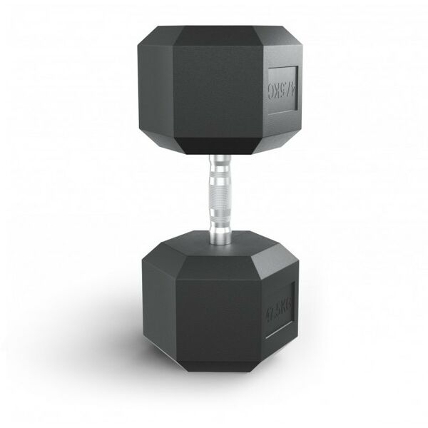 Гантели: Гантель гексагональная UNIXFIT 47,5 кг обрезиненная фотографии