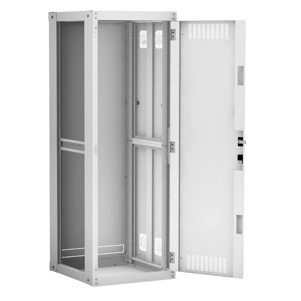 Купить Напольный шкаф Netlan EC-FZ-336060-MMM-GY 19", 33U, металлическая дверь, цельнометаллические стенки, Ш600хВ1641хГ600мм, в разобранном виде, серый, изображение 2 в интернет-магазине Irkshop.ru
