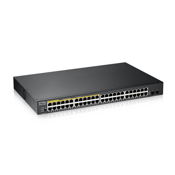 Купить Kоммутатор ZyXEL GS190048HPV2-EU0101F Smart L2 PoE+, 19", 48xGE (24xPoE +), 2xSFP, PoE budget 170 W в интернет-магазине Irkshop.ru