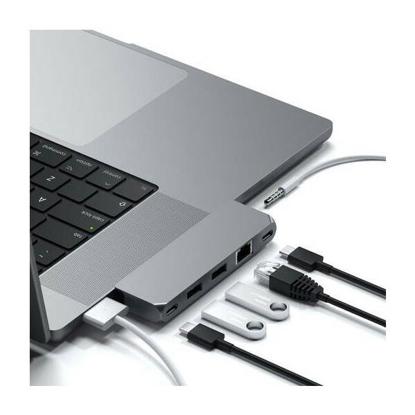 USB концентраторы (USB hub): Хаб Satechi Pro Hub Mini цвет - серый космос [ST-UCPHMIM] фотографии