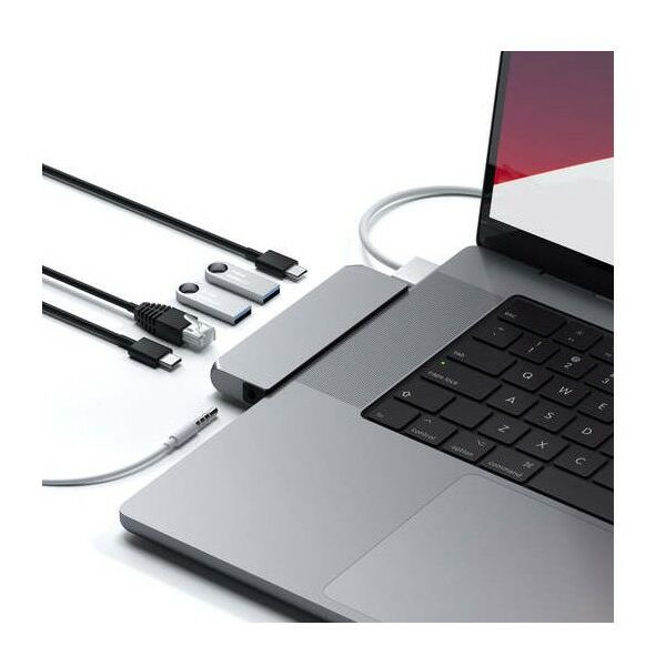 USB концентраторы (USB hub): Хаб Satechi Pro Hub Mini цвет - серый космос [ST-UCPHMIM] фотографии