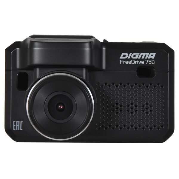 Купить Видеорегистратор Digma Freedrive 750 GPS, с радар-детектором, черный [FD750] в интернет-магазине Irkshop.ru