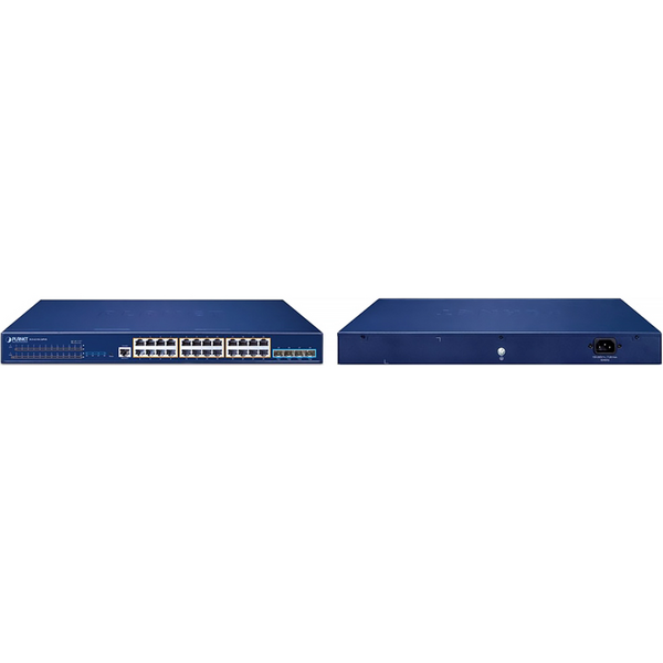 Купить Коммутатор Planet SGS-6310-24P4X Layer 3 24-Port 10/100/1000T 802.3at PoE + 4-Port 10G SFP+ Stackable Managed (370W PoE), изображение 3 в интернет-магазине Irkshop.ru