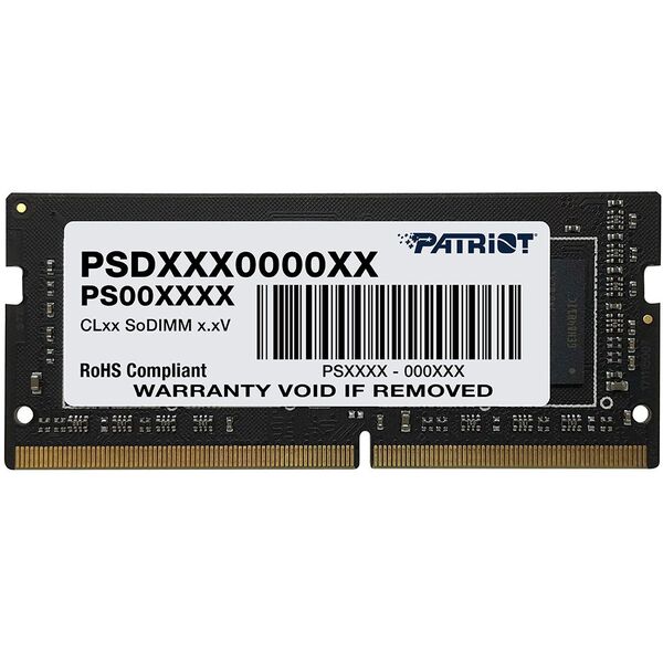 Купить Модуль памяти Patriot Signature Line 8Gb DDR4 SODIMM  CL22 [PSD48G320081S] в интернет-магазине Irkshop.ru