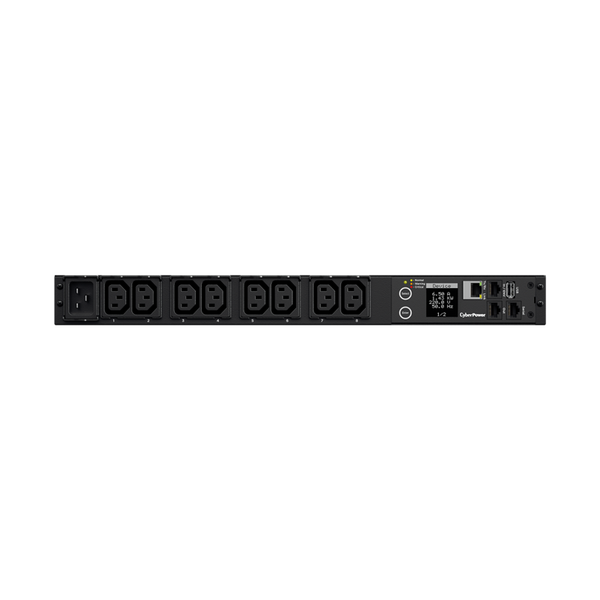 Купить Блок распределения питания CyberPower 20MHVIEC8FNET NEW Monitor 1U type PDU, 16Amp, 8 IEC outlets, PPBE management S/W [PDU31005], изображение 2 в интернет-магазине Irkshop.ru