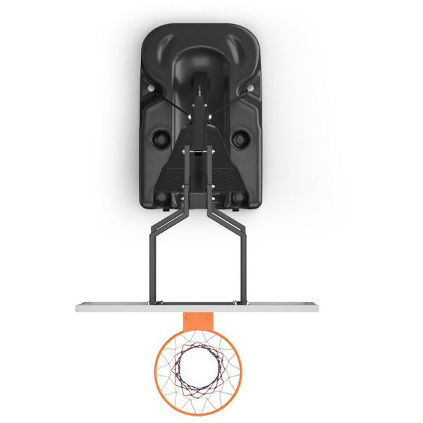 Баскетбол: Баскетбольная стойка UNIX line B-Stand-PC 54x32" R45 H230-305 см фотографии