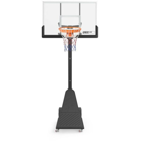 Баскетбол: Баскетбольная стойка UNIX line B-Stand-PC 54"x32" R45 H230-305 см фотографии