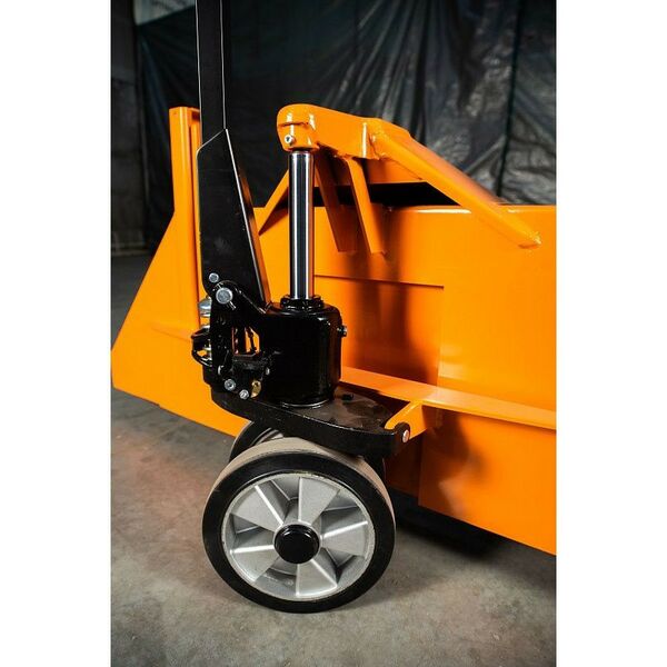 Купить Тележка гидравлическая XILIN HW 1500 кг 800 мм для бездорожья (резиновые колеса) [1005696], изображение 4 в интернет-магазине Irkshop.ru