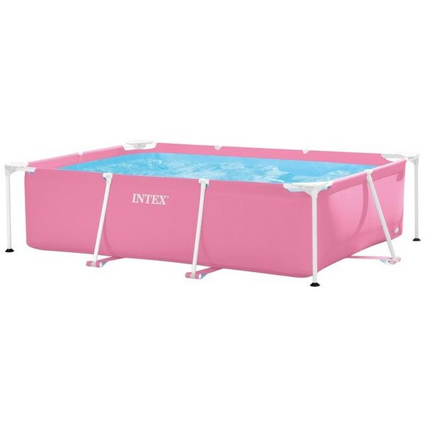 Купить Бассейн каркасный Intex Pink Frame Pool 220х150х60 см цвет розовый [28266NP], изображение 3 в интернет-магазине Irkshop.ru