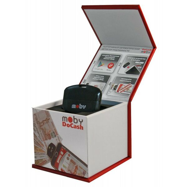 Купить Портативный автоматический детектор подлинности банкнот DoCash Moby рубли [11386], изображение 8 в интернет-магазине Irkshop.ru