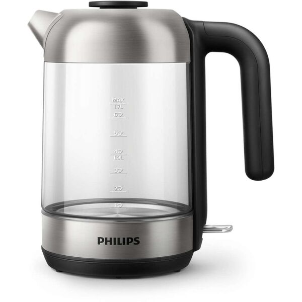 Купить Чайник PHILIPS HD9339/80 1.7 л, прозрачный/нержавеющая сталь (стекло), изображение 3 в интернет-магазине Irkshop.ru