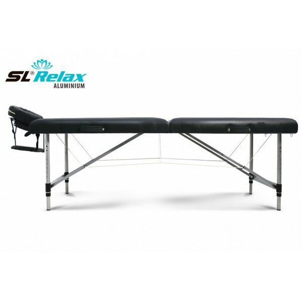 Массажные столы: Массажный стол Start Line Relax Aluminium Черный [BM2723-1] фотографии