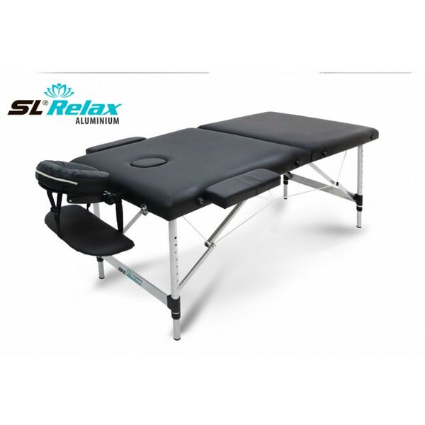 Массажные столы: Массажный стол Start Line Relax Aluminium Черный [BM2723-1] фотографии