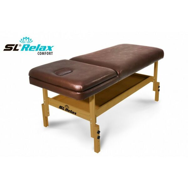 {[ru]:Массажные столы: Массажный стол Start Line Relax Comfort коричневая кожа (№6) [SLR-10