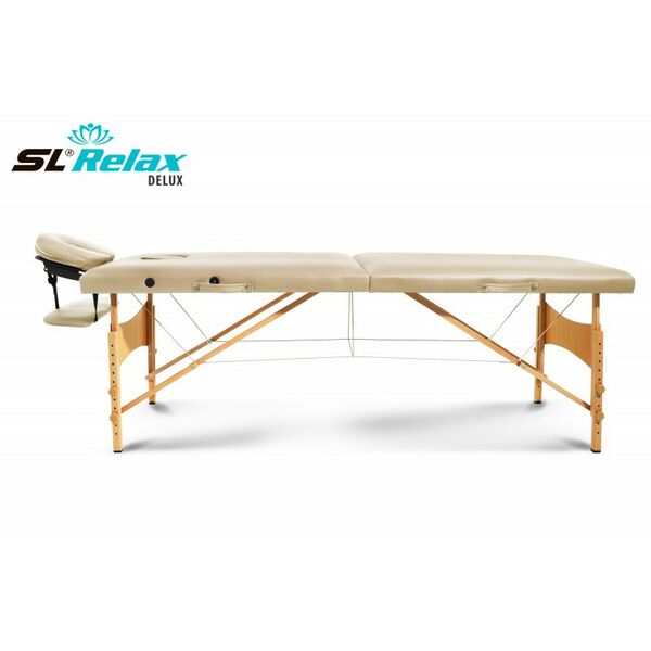 Массажные столы: Массажный стол Start Line Relax Delux Бежевый [BM2523-1BC] фотографии