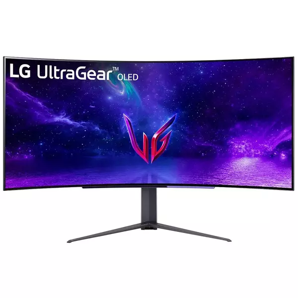 Купить Монитор LG 45GR95QE-B.ARUZ UltraGear 44.5", OLED, LED, 21:9, HDMI, матовая, 3440x1440, DP, USB, черный, 10.9кг в интернет-магазине Irkshop.ru