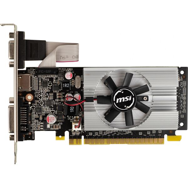 Купить Видеокарта MSI GeForce 210 1Gb 64bit DDR3 DVIx1 HDMIx1 CRTx1 [N210-1GD3/LP] в интернет-магазине Irkshop.ru