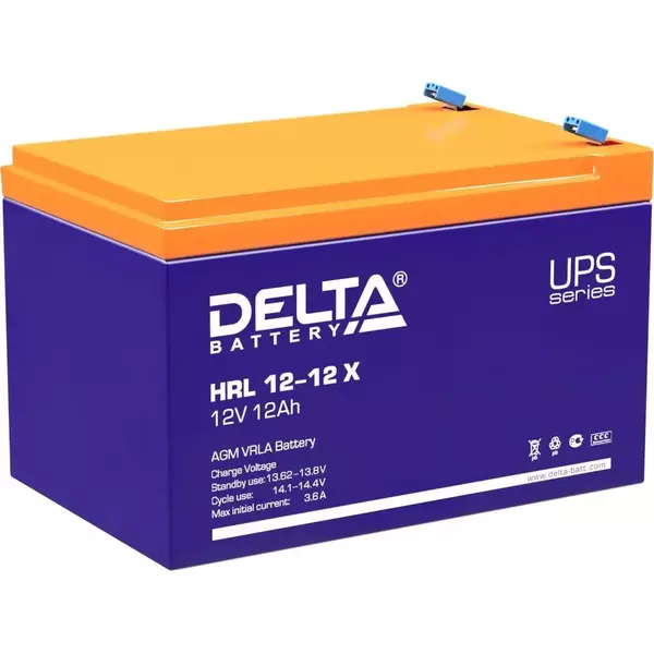 Купить Батарея для ИБП Delta HRL 12-12 X 12В 12Ач в интернет-магазине Irkshop.ru