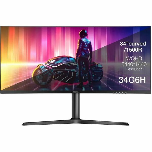 Купить Монитор Hisense 34G6H 34", VA, LED, 3440x1440, HDMI, черный, 7.6кг, изображение 4 в интернет-магазине Irkshop.ru