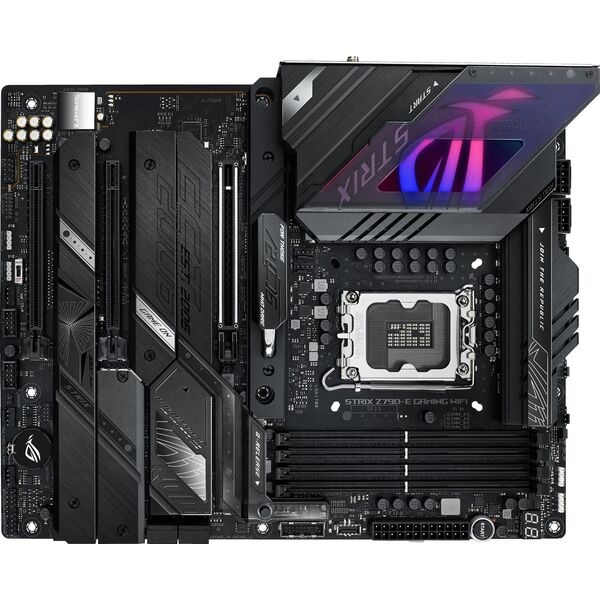 Купить Материнская плата Asus ROG STRIX Z790-E GAMING WIFI LGA1700 Intel Z790 4xDDR5 ATX AC`97 8ch(7.1) 2.5Gg RAID+HDMI+DP, изображение 7 в интернет-магазине Irkshop.ru