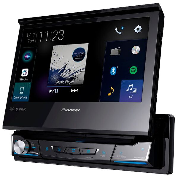 Купить Автомагнитола CD DVD Pioneer AVH-A7250BT 1DIN 4x50Вт, изображение 2 в интернет-магазине Irkshop.ru