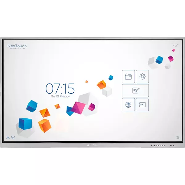 Купить Интерактивная панель NexTouch 75" 75" IR Android DDR4 8Gb SSD 64Gb 4K (3840x2160) WiFi [IFPKV3INT75] в интернет-магазине Irkshop.ru