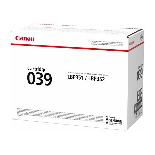 Купить Тонер-картридж Canon 039 Black для LBP351/352 [0287C001] в интернет-магазине Irkshop.ru