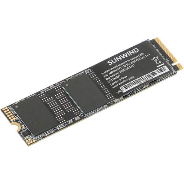 Купить SSD-накопитель SunWind 1Tb NV3 PCIe 3.0 x4 M.2 2280 [SWSSD001TN3T], изображение 4 в интернет-магазине Irkshop.ru