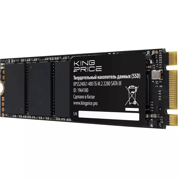 Купить SSD-накопитель  480Gb SATA-III M.2 2280 [KPSS480G1] в интернет-магазине Irkshop.ru