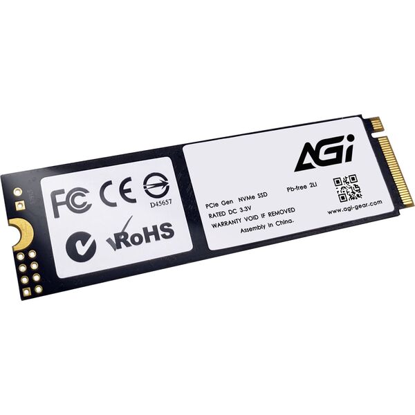 Купить SSD-накопитель AGI 2Tb PCIe 4.0 x4 M.2 2280 [AGI2T0G43AI818], изображение 2 в интернет-магазине Irkshop.ru