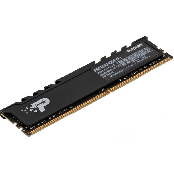 Купить Память Patriot Signature 8Gb DDR4 2400MHz PC4-19200 CL17 DIMM 288-pin 1.2В single rank с радиатором RTL [PSP48G240081H1], изображение 3 в интернет-магазине Irkshop.ru