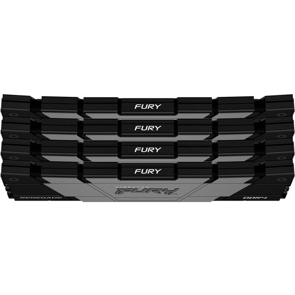 Купить Оперативная память Kingston Fury Renegade Black Gaming 128Gb Kit 4x32Gb DDR4 3200MHz PC4-25600 CL16 DIMM 288-pin 1.35В kit dual rank с радиатором RTL [KF432C16RB2K4/128], изображение 2 в интернет-магазине Irkshop.ru