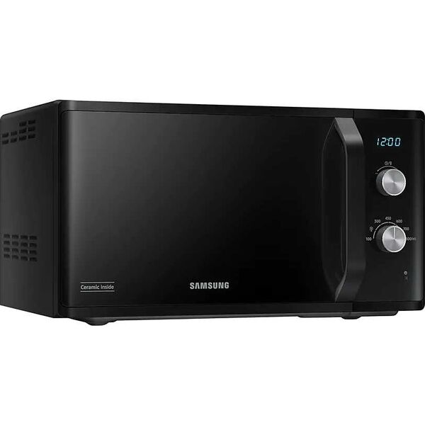 Купить Микроволновая печь Samsung MS23K3614AK/BW 23л, БИОкерамика, цвет чёрный, равномерное распределение микроволн, LED дисплей в интернет-магазине Irkshop.ru