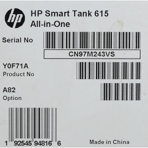 Купить МФУ струйный HP Smart Tank 615 AIO A4 WiFi BT USB черный [Y0F71A], изображение 13 в интернет-магазине Irkshop.ru