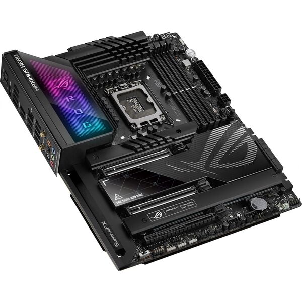 Купить Материнская плата Asus ROG MAXIMUS Z790 HERO Soc-1700 Intel Z790 4xDDR5 ATX AC97 8ch(7.1) 2.5Gg RAID+HDMI, изображение 3 в интернет-магазине Irkshop.ru