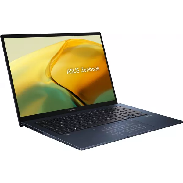 Купить Ноутбук Asus Zenbook 14 UX3402VA-KP696 Core i5 13500H/16Gb/512Gb SSD/WiFi/BT/Cam/Int/14" IPS WQXGA/noOS/blue/сумка [90NB10G1-M014W0] в интернет-магазине Irkshop.ru