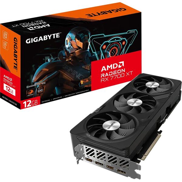 Купить Видеокарта GigaByte Radeon RX 7700XT 12Gb PCI-E 4.0 192bit GDDR6 2276/18000 HDMIx2 DPx2 HDCP RTL [GV-R77XTGAMING OC-12GD], изображение 3 в интернет-магазине Irkshop.ru