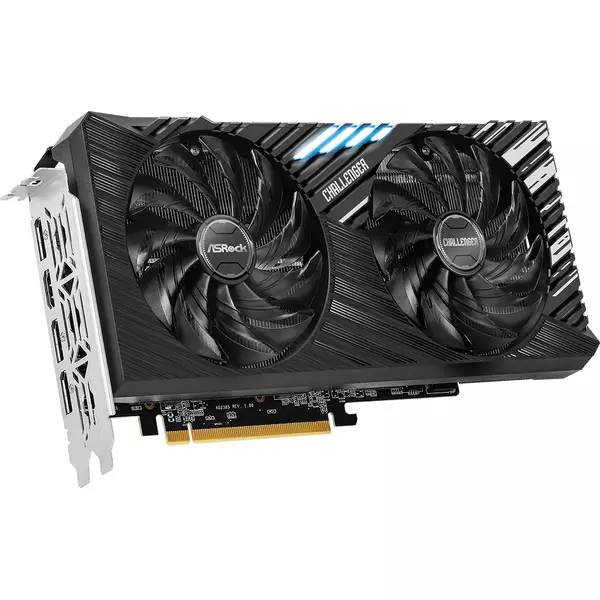 Купить Видеокарта ASRock Radeon RX 7600XT 16Gb PCI-E 4.0 128bit GDDR6 2516/18000 HDMIx1 DPx3 HDCP RTL [RX7600XT CL 16GO], изображение 2 в интернет-магазине Irkshop.ru