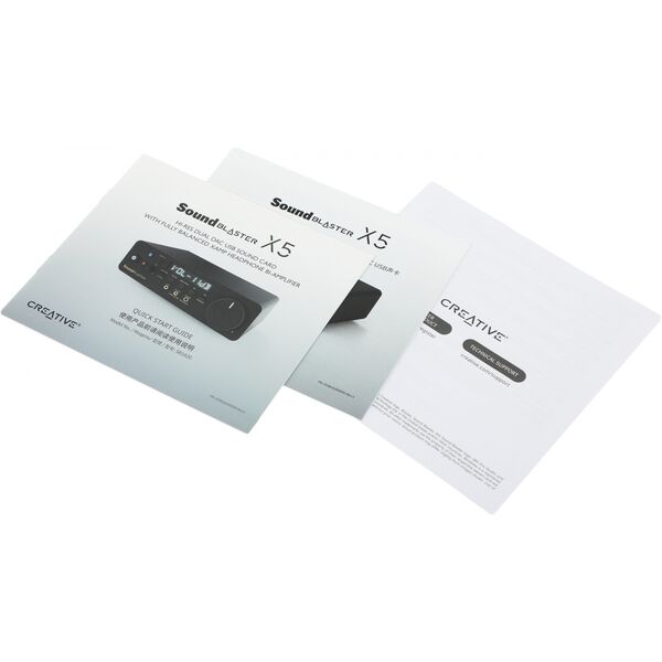 Купить Звуковая карта Creative USB Sound Blaster X5 (Cirrus Logic CS43198) 5.1 RTL [70SB182000000], изображение 9 в интернет-магазине Irkshop.ru